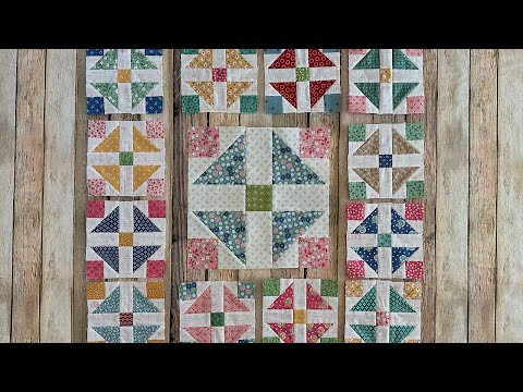 Sew Your Stash Series - #1 Home Town 5" Quilt Block  - (10" bonus block too!!)