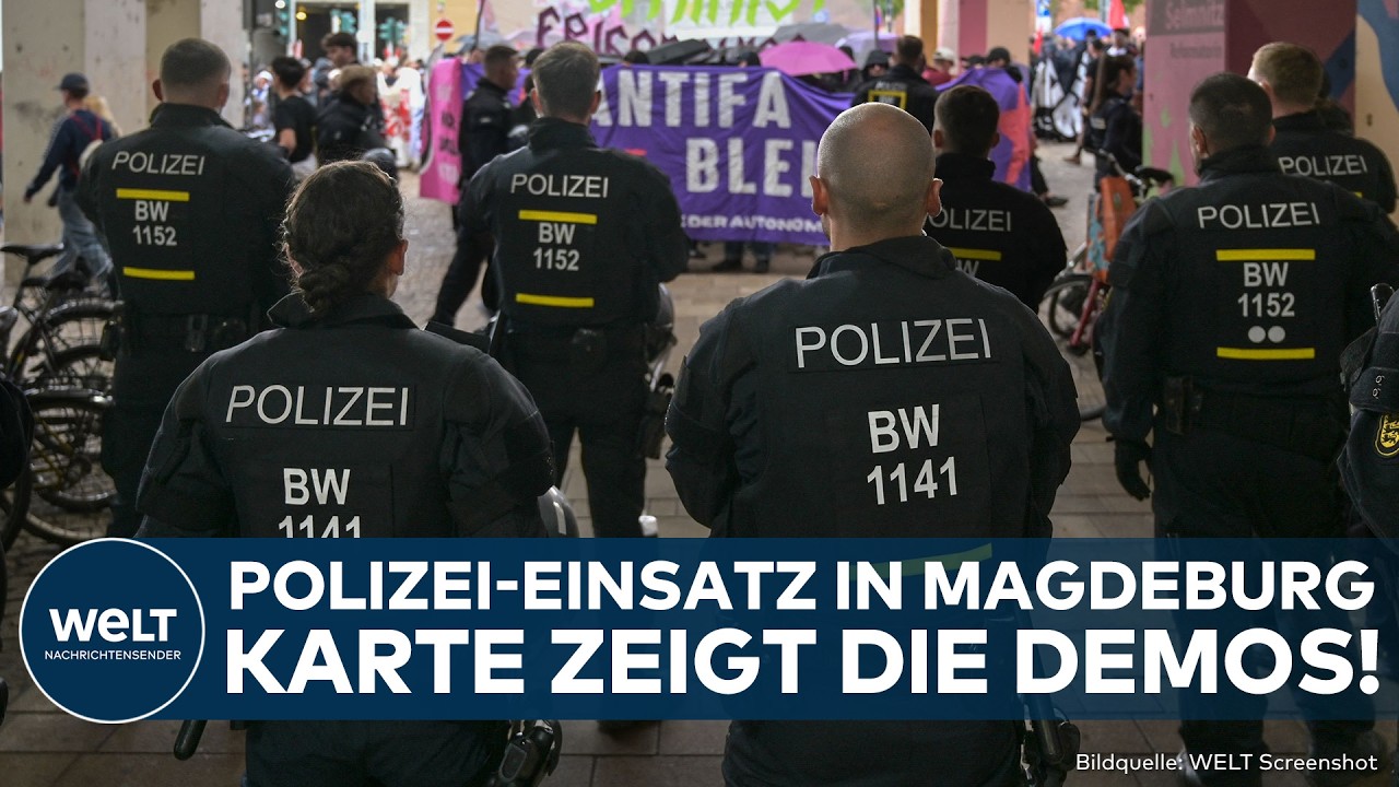 SACHSEN-ANHALT: Brisante Karte! Demos in Magdeburg! Polizei bereitet sich auf Krawalle vor