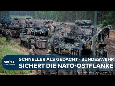 Video Thumbnail: LITAUEN: Bundeswehr rüstet sich! Die Panzerbrigade 45 sichert die NATO-Ostflanke