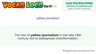 Video thumbnail for yellow journalism