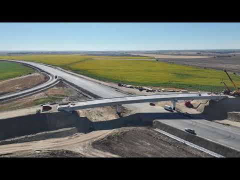 Nod rutier pe drumul de legătură A1-DN 69, în șantier / 3 iulie 2025