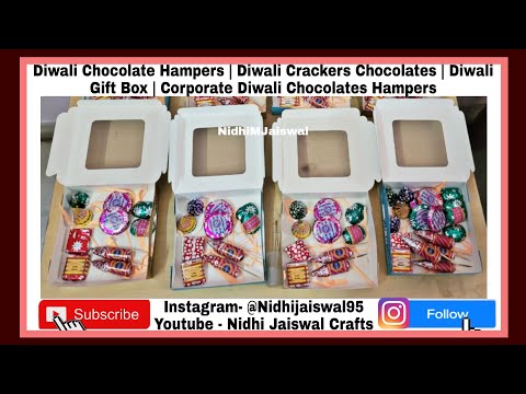 Diwali Chocolate Hampers|Diwali CrackersChocolate|Corporate Gift Idea|Diwali Corporate Gift|Homemade