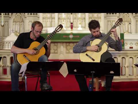 Iowa Guitar Quartet - "Pieds-en-l'air," from Capriol Suite, by Peter Warlock