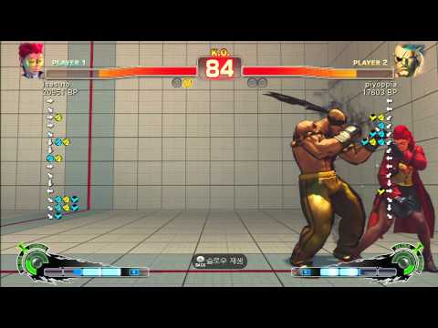 SSF4 Rank Match  isesuto (VI)  vs  piyoppia (SA)