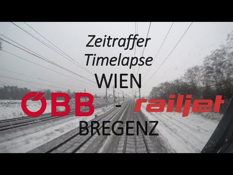 Führerstandsmitfahrt: Wien-Bregenz [FULL HD] Zeitraffer