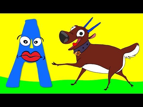 Learn the Alphabet Animals - Letter A - ANTELOPE