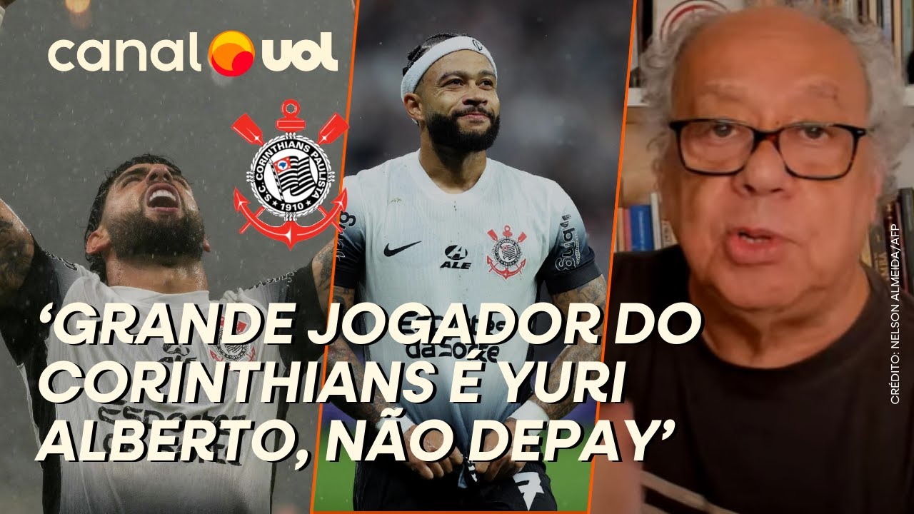 TRAJANO: GRANDE JOGADOR DO CORINTHIANS É YURI ALBERTO, NÃO MEMPHIS DEPAY