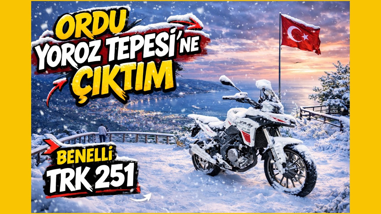 Ordu Yoroz Tepesine Benelli TRK 251 ile Çıktım! Manzara EFSANE!