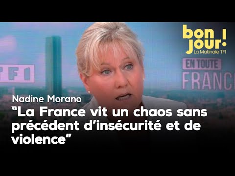 Nadine Morano : "La France vit un chaos sans précédent d'insécurité et de violence"