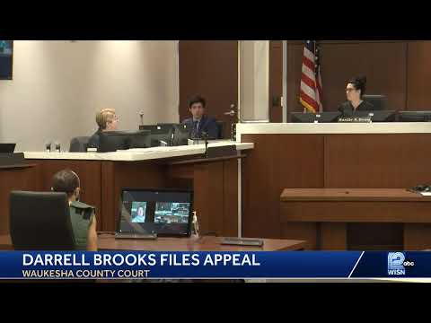 LIVE: DARRELL BROOKS FILES APPEAL