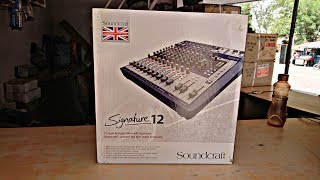 Soundcraft Signature 12 Analog Mixer UNBOXING & REVIEW