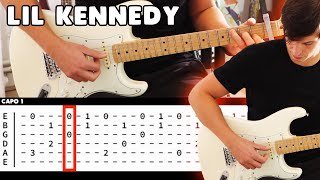 lil kennedy (LIL PIMP) GUITAR TUTORIAL in 1 minute !