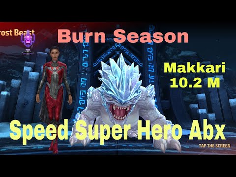 ABX Speed Super Hero | Makkari | 10.2M | Burn Season - Marvel Future Fight