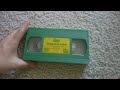 My Sesame Street Home Video Getting Ready To Read 1986 Green Tape VHS Review