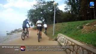 preview picture of video 'MTB Street view #53 - Krk, Croatia - COOLtura Avantura bike event part 3 - Sveti Vid to Omišalj'