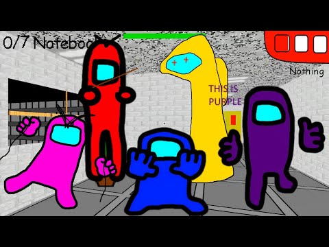 Red's Basics in Among Us (Baldi's Basics Mod)