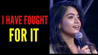 👑😍 Rashmika mandanna Motivational Speech Video| English Motivational Video|Inspirational |Just As I