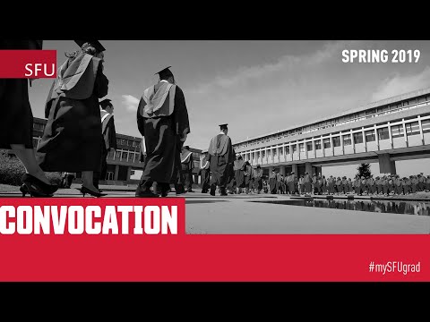 SFU Spring 2019 Convocation: Ceremony B