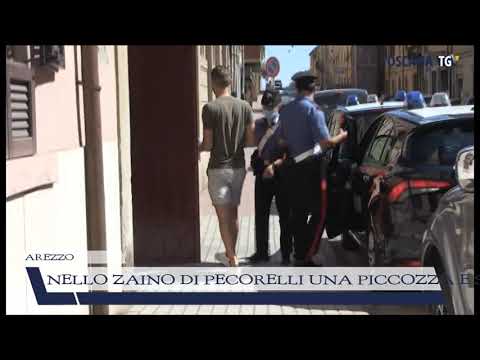 2021-09-20 AREZZO - NELLO ZAINO DI PECORELLI UNA PICCOZZA E SACCHI DI JUTA