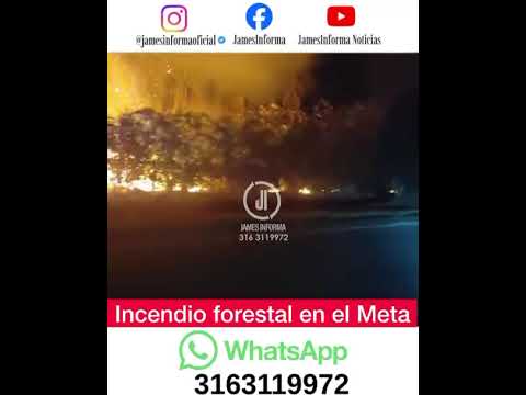 Se  presenta en estos momentos en la vía que conduce a Puerto López - Meta.