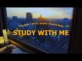 3-hour STUDY WITH ME📖 / pomodoro (50/10) / 🎹Calm Piano🎵 / Sunrise 🌅/ Focus music / study music