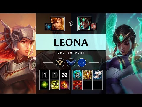 Leona Support vs Karma - EUW Diamond Patch 25.18