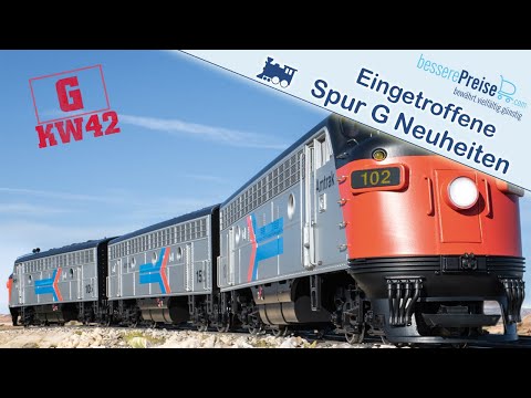 🚂💨 Eingetroffene Spur G Modellbahn Neuheiten | KW 42 2022