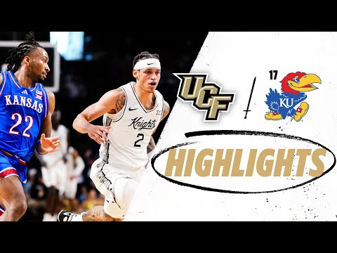 UCF Men’s Basketball, 81 vs. #17 Kansas, 75  // FULL GAME HIGHLIGHTS // Jan. 3, 2026