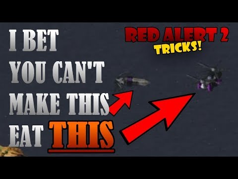SQUID eats NIGHTHAWK!! [red alert 2 tricks,glitches,bugs]