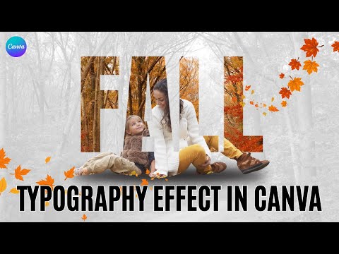 How to Create Funky Pattern Typography in Canva Each Letter a Different Design