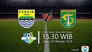 Live Streaming Indosiar, Persib Vs Persebaya di Liga 1 2018, Sabtu Pukul 18.30 WIB