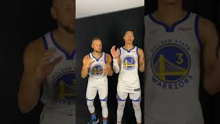 Stephen Curry & Jordan Poole Are in Sync! | #shorts