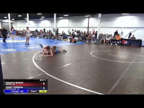 102 Lbs Round 1 (8 Team) - Maddax Byrum, Indiana Vs Perry Morgan, Missouri Blue 7723
