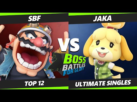 BOSS BATTLES: FG Top 12 - SBF (Wario) Vs. Jaka (Isabelle) SSBU Ultimate Tournament