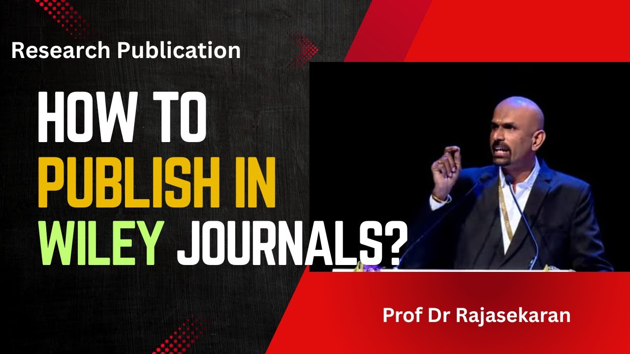 How to publish in WILEY journals?