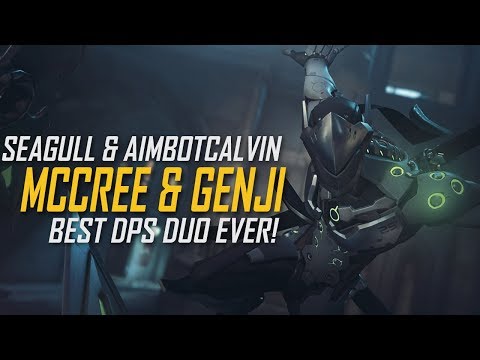 BEST DPS DUO EVER! SEAGULL & AIMBOTCALVIN MCCREE & GENJI GODS! {OVERWATCH SEASON5 TOP 500 }