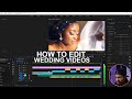 How To Edit Wedding Video In Premiere Pro