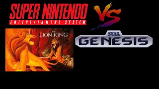 The Lion king  SNES vs Sega Genesis.Music OST/sound comparison