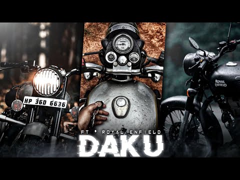 DAKU FT. ROYAL ENFIELD EDIT 🔥 | Bullet Whatsapp Status | Royal Enfield | Daku Song Status