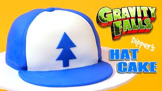 GRAVITY FALLS DIPPER'S HAT CAKE - NERDY NUMMIES