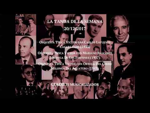 Tanda (Milonga). Orquesta Típica Victor con Varios (1933-1943)