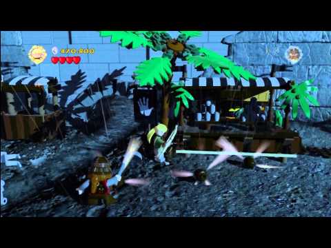 Lego Lord of the Rings: Level 11/Helms Deep - FREE PLAY - All Collectables - HTG