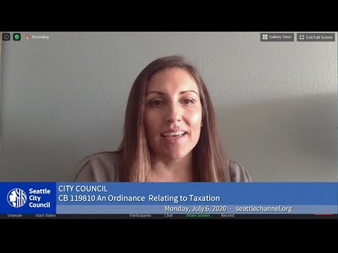 Seattle City Council 7/6/2020