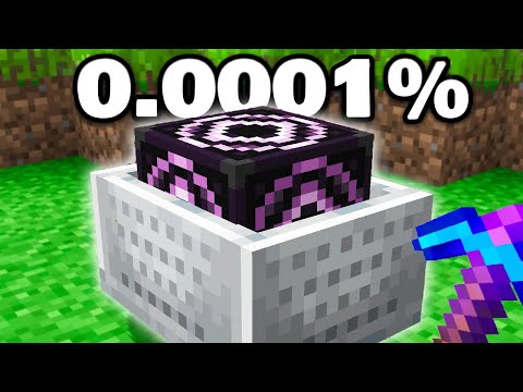 Eu coletei todos os blocos ilegais do Minecraft