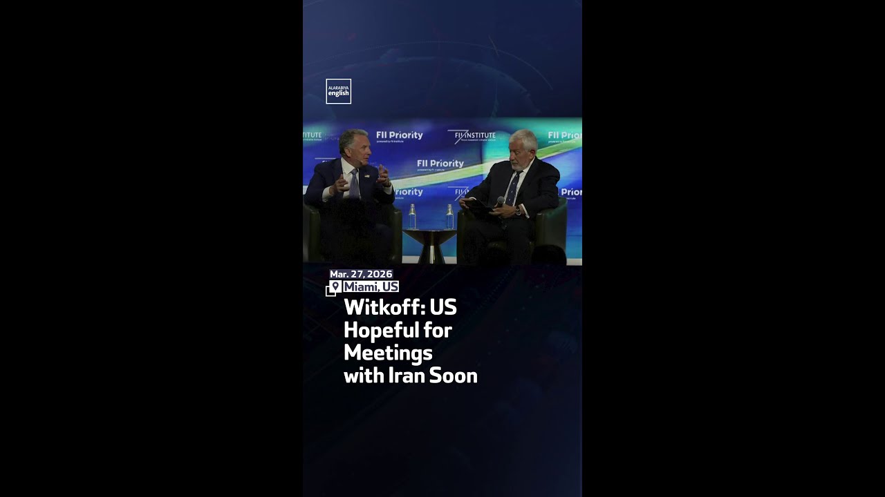 Video | Witkoff: Trump Administration Hopeful For Meetings With Iran Soon