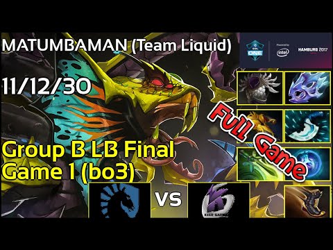 MATUMBAMAN - [Team Liquid vs Keen Gaming] - ESL One Hamburg Major - Group B LB Final - ESL One Hamb