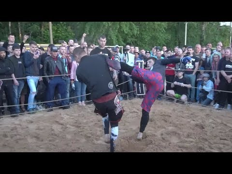 ПУЛЕМЁТЧИК против профика ММА !!!! Зверский бой !!!