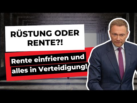 LINDNER: Sozialausgaben runter und Verteidigung rauf!