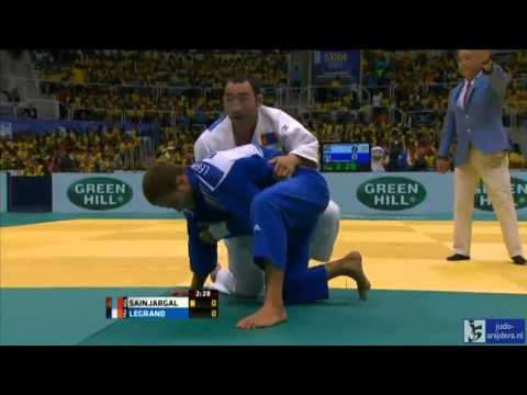 Judo 2013 World Championship Rio de Janeiro: Sainjargal (MGL) - Legrand (FRA) [-73kg] semi-final