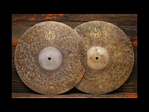 SOLD - Diril 15" Primitive Series Hi-Hat Cymbals - 1180/1312g